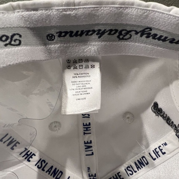 TOMMY BAHAMA “Tip Your Cap” Embroidered Marlin Hat Mens White Adjustable NWT - Picture 6 of 8